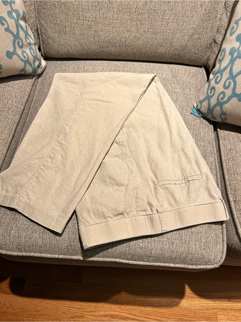 Cato Beige/Tan High-Rise Ankle & Cropped Pants
